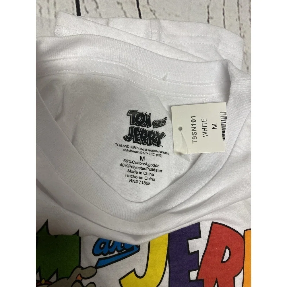 Tom & Jerry Tshirt Unisex Size M Vintage NWT